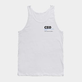 Chief Espresso Officer Tank Top